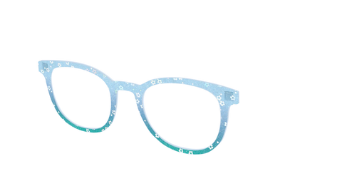 The Sky Blue Crystal with Daisy Glitter