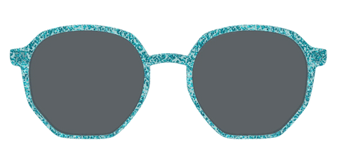 The Polarized Aquamarine Sparkle Sun Top