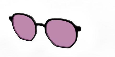 The Black with Pink Racquet Sport Lens