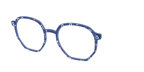 The Denim Heart Glitter Crystal