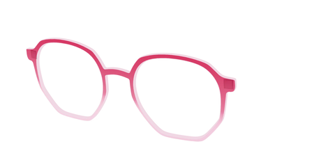 The Flamingo to Blush Gradient Crystal