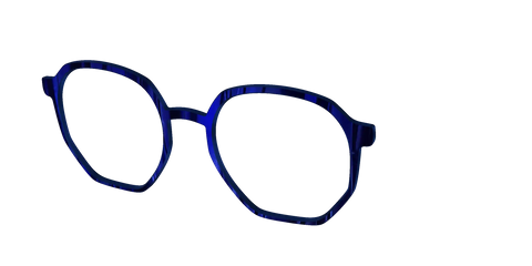 The Indigo Moire Stripes
