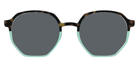 The Polarized Matcha Split Sun Top