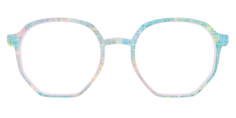 The Pastel Gradient with Holographic Hatching