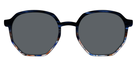 The Polarized Blue Horn Tortoise Sun Top