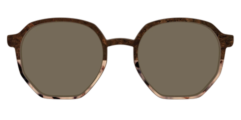 The Polarized Dark Oak Tortoise Split Sun Top