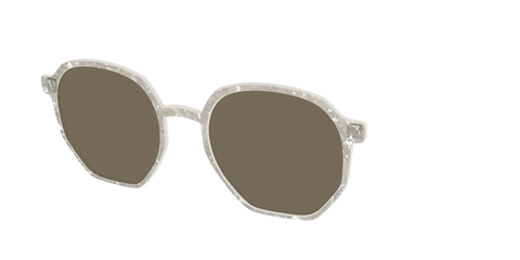 The Polarized White Quartz Pearl Sun Top