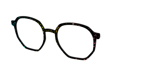 The Rainbow Foil Splatter