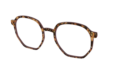 The Sandalwood Tortoise with Gold Foil