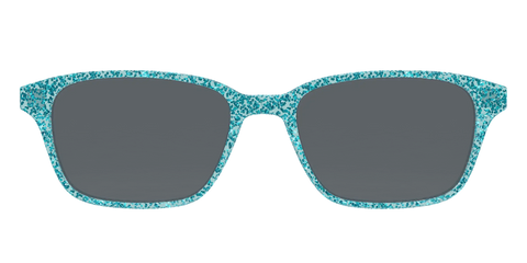 The Polarized Aquamarine Sparkle Sun Top