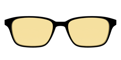 The Black With Citrine Yellow Lens