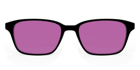 The Black with Violet Golf Lens