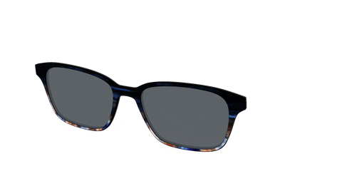 The Polarized Blue Horn Tortoise Sun Top