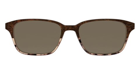 The Polarized Dark Oak Tortoise Split Sun Top