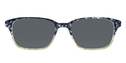 The Polarized Navy to Taupe Pearl Split Sun Top