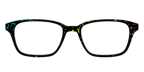 The Rainbow Foil Splatter