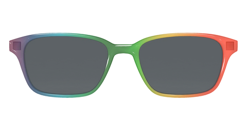 The Polarized Rainbow Gradient Sun Top