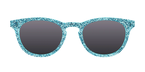The Polarized Aquamarine Sparkle Sun Top