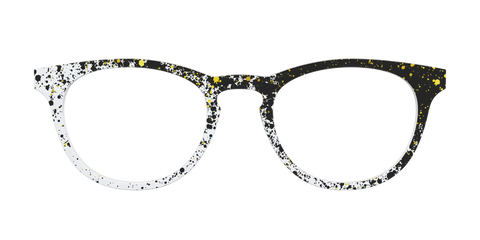 The Black & White Splatter