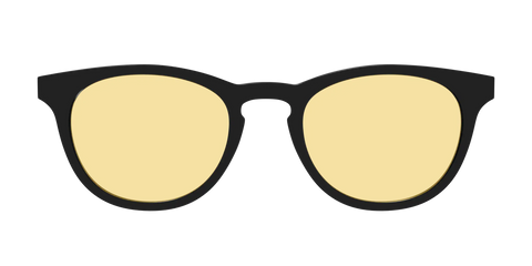 The Black With Citrine Yellow Lens