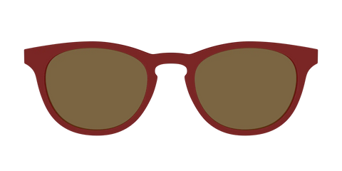 The Polarized Burgundy Sun Top