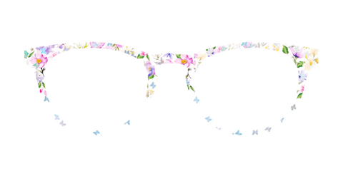 The Delicate Flower Crown with Butterfly Glitter