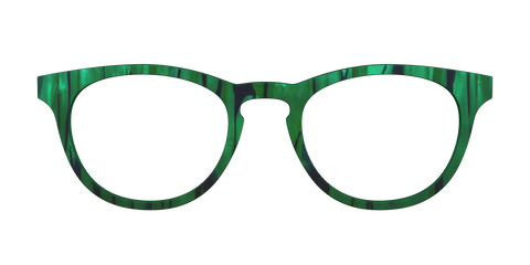The Emerald Moire Stripes