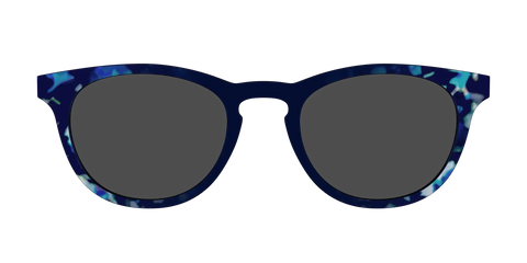 The Polarized Indigo Tortoise Sun Top