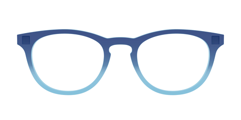 The Indigo to Sky Blue Gradient Crystal