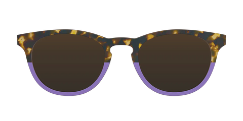 The Polarized Lavender Tortoise Split Sun Top