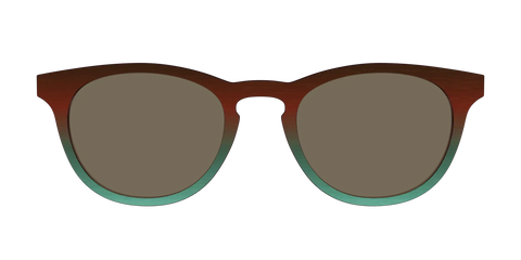 The Polarized Mahogany to Juniper Woodgrain Sun Top