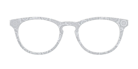 The Pale Gray Medallion Lace