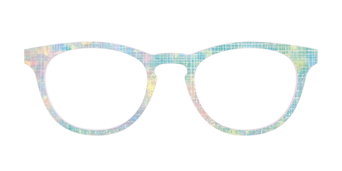 The Pastel Gradient with Holographic Hatching
