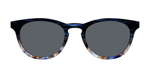 The Polarized Blue Horn Tortoise Sun Top