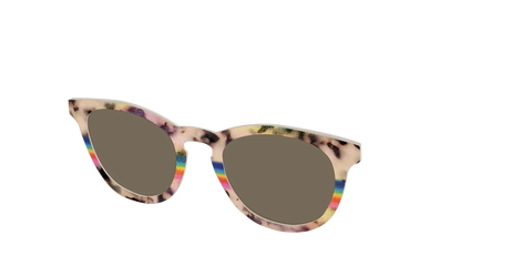 The Polarized Prism Split Tortoise Sun Top