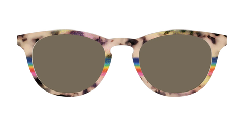 The Polarized Prism Split Tortoise Sun Top