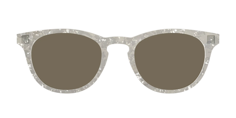 The Polarized White Quartz Pearl Sun Top