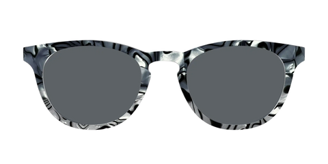 The Polarized Zebra Pearl Split Sun Top