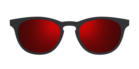The Polarized Red Reflective Sun Top