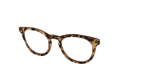 The Sandalwood Tortoise with Gold Foil