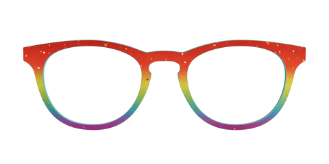 The Spectrum Gradient with Gold Flakes