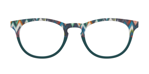 The Teal Ikat Split
