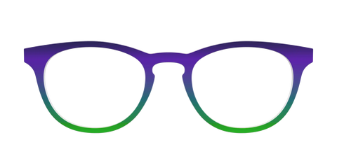 The Ultra Violet to Bright Green Gradient