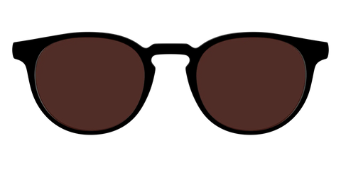 The Black with Brown Golf Lens