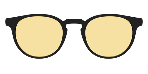 The Black With Citrine Yellow Lens