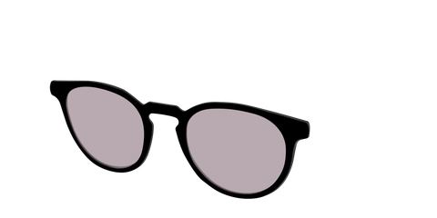 The Black with Gray Gaming Lens