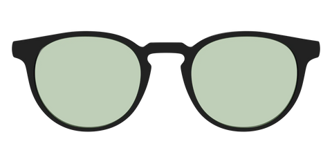 The Black With Sage Green Lens