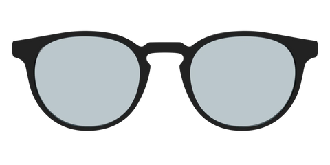 The Black With Slate Blue Lens