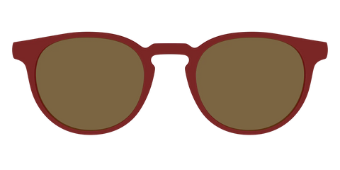 The Polarized Burgundy Sun Top