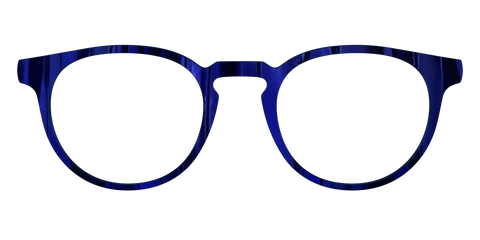 The Indigo Moire Stripes